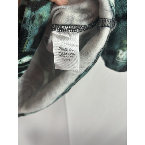 Jones NY Women's Animal Print Knit Top Size XL Boho Fairy Grunge Artsy Mob Wife - Picture 7 of 10